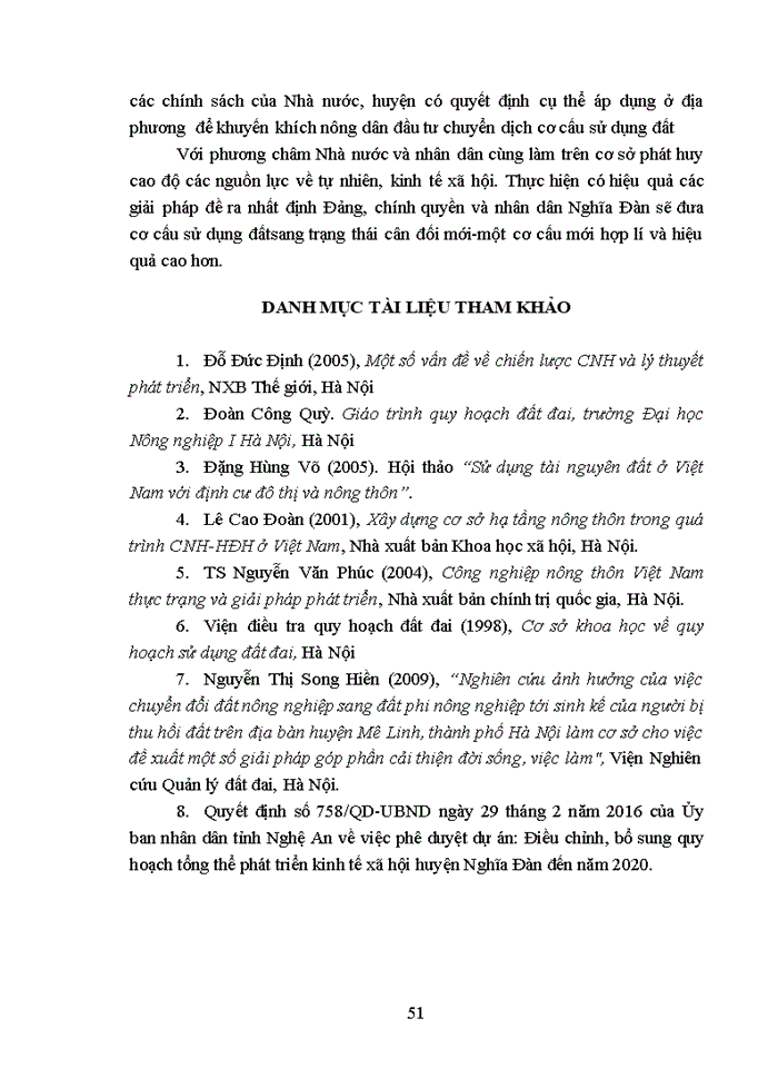 image for page Giải pháp thúc đẩy chuyển dịch cơ cấu sử dụng đất trên địa bàn huyện Nghĩa Đàn, tỉnh Nghệ An