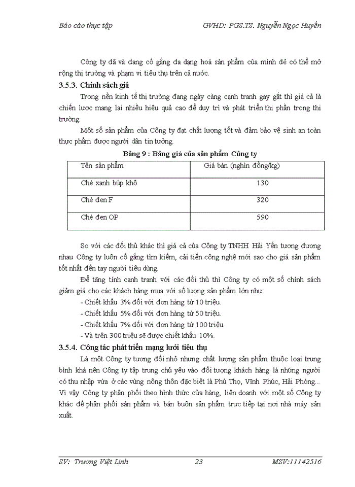 image for page Ưu điểm và hạn chế chủ yếu trong hoạt động kinh doanh và quản trị kinh doanh của Công ty TNHH Hải Yến
