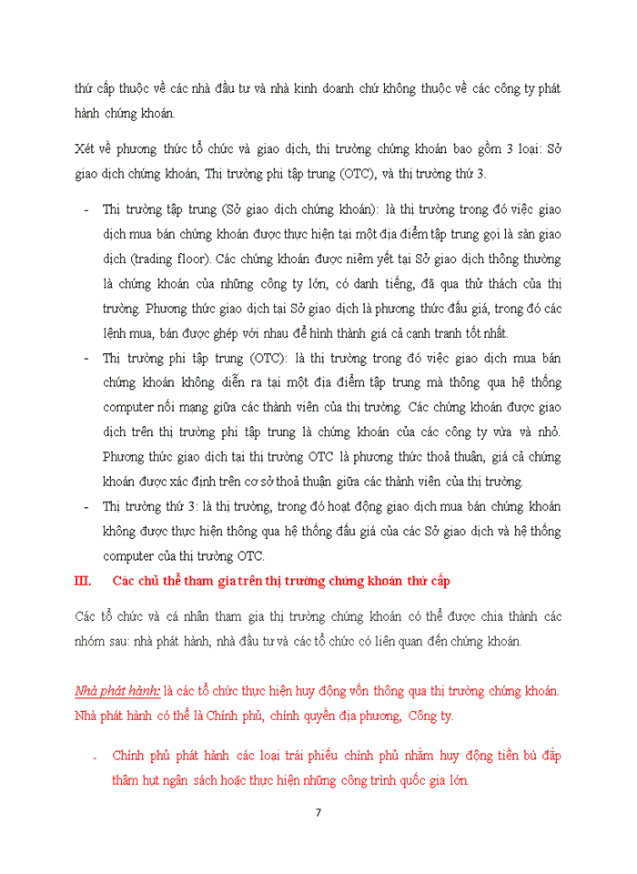 image for page Thực trạng hoạt động đầu tư trên thị trường chứng khoán thứ cấp Việt Nam hiện nay