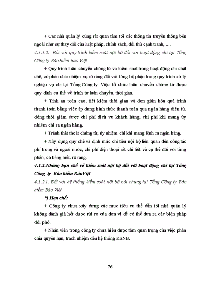 image for page Kiểm soát nội bộ đối với hoạt động chi tại tổng công ty bảo hiểm Bảo Việt