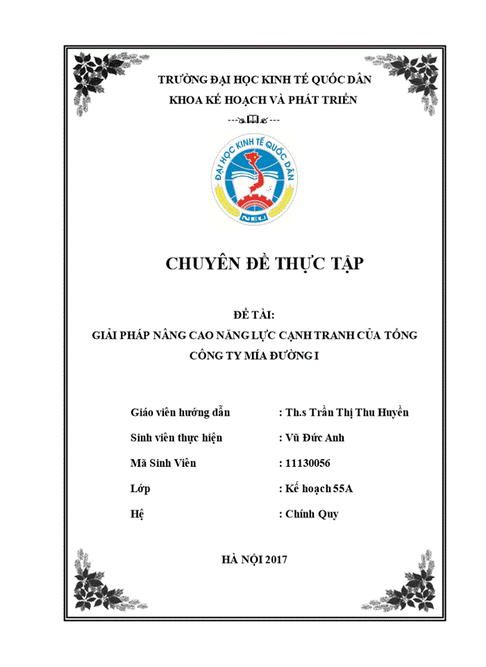 image for page Giải pháp nâng cao năng lực cạnh tranh của Tổng công ty mía đường I