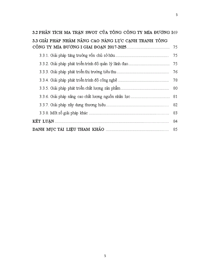 image for page Giải pháp nâng cao năng lực cạnh tranh của Tổng công ty mía đường I