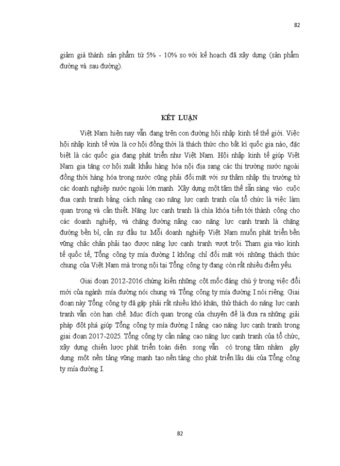 image for page Giải pháp nâng cao năng lực cạnh tranh của Tổng công ty mía đường I