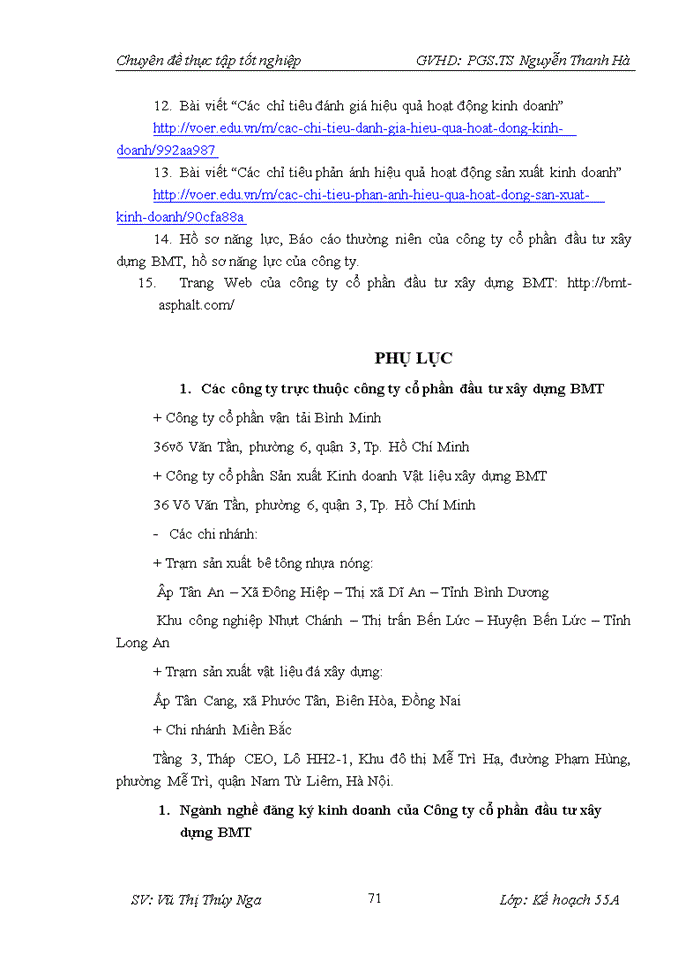 image for page Giải pháp nâng cao hiệu quả sản xuất kinh doanh của Công ty Cổ phần đầu tư xây dựng BMT