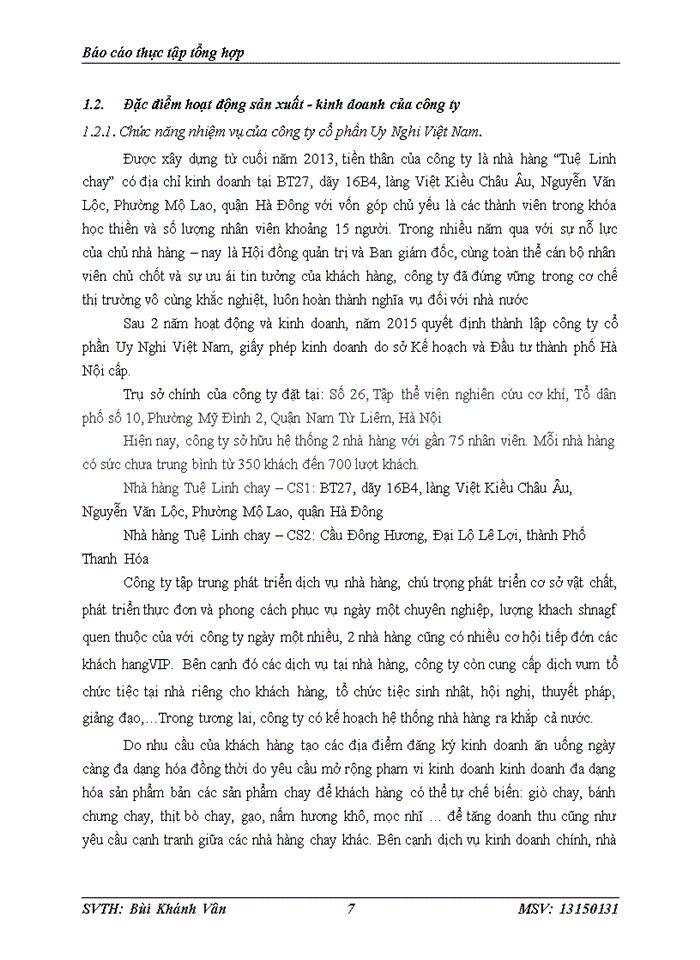 image for page Đánh giá về tình hình tổ chức hạch toán kế toán tại công ty cổ phần uy nghi việt nam