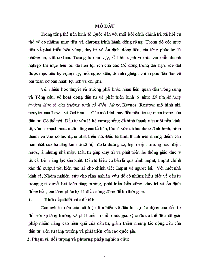 image for page Phân tích luận điểm: “đầu tư là yếu tố quyết định tới sự phát triển và là chìa khóa cho sự tăng trưởng của mọi quốc gia.”