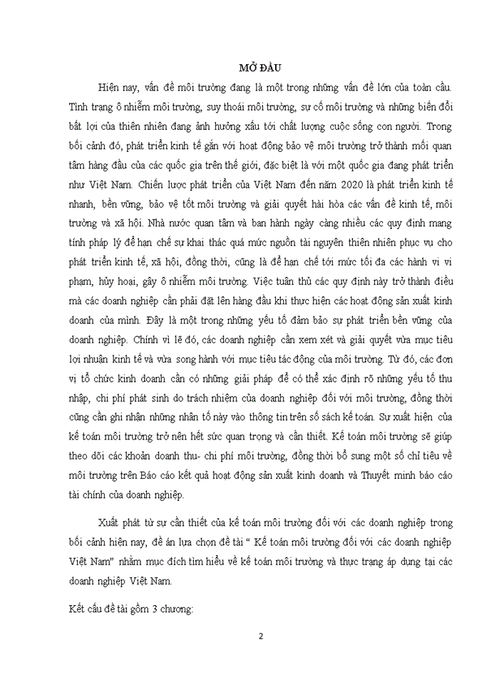 image for page Đánh giá và đề xuất giải pháp về việc thực hiện kế toán môi trường tại các doanh nghiệp Việt Nam.