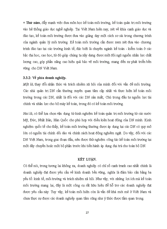 image for page Đánh giá và đề xuất giải pháp về việc thực hiện kế toán môi trường tại các doanh nghiệp Việt Nam.