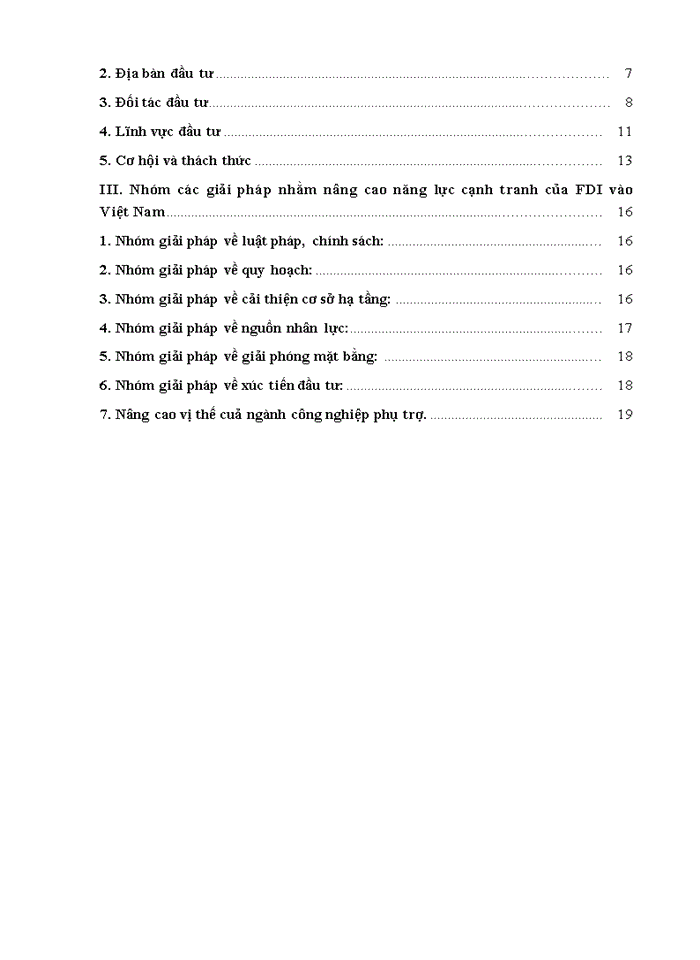 image for page Các giải pháp nhằm nâng cao năng lực cạn tranh của Việt Nam trong thu hút FDI