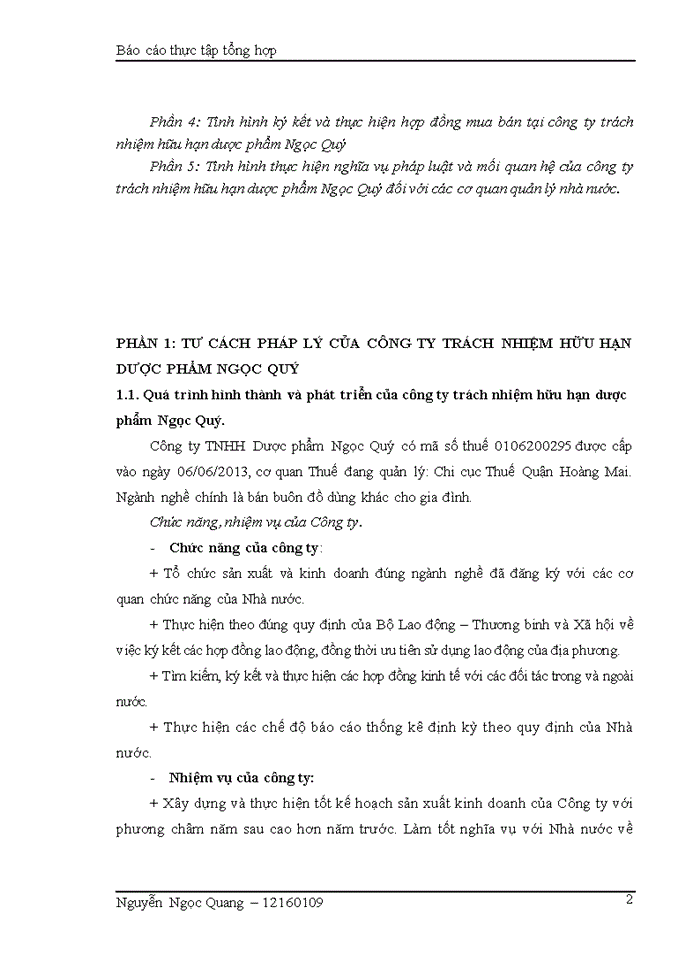 image for page Pháp luật về hợp đồng mua bán hàng hóa và thực tiễn giao kết, thực hiện  tại công ty trách nhiệm hữu hạn dược phẩm Ngọc Quý