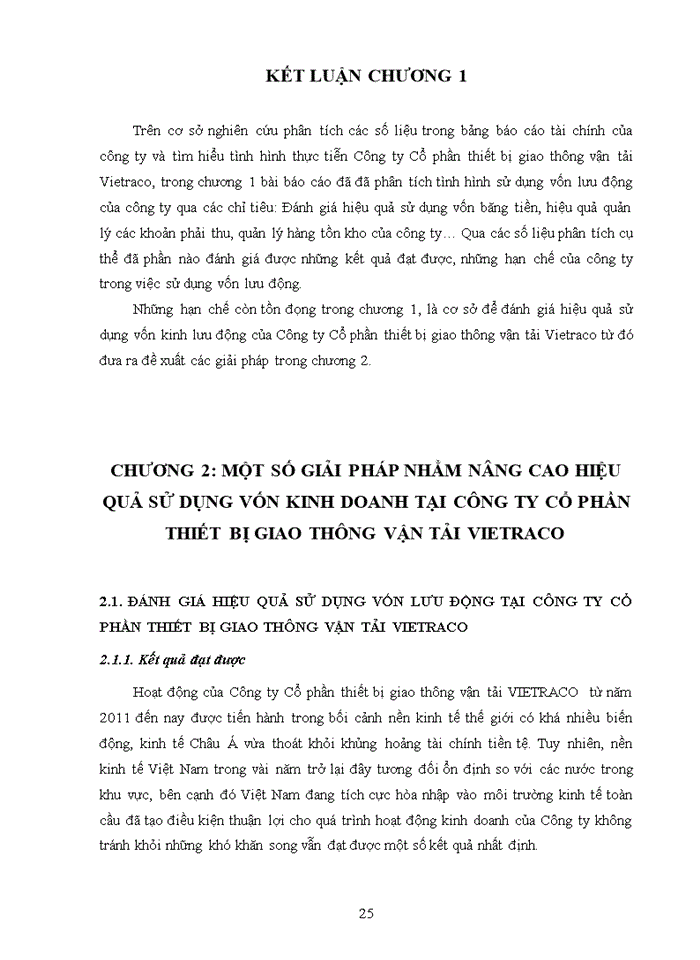 image for page Giải pháp nâng cao hiệu quả sử dụng vốn lưu động tại công ty cổ phần thiết bị giao thông vận tải vietraco