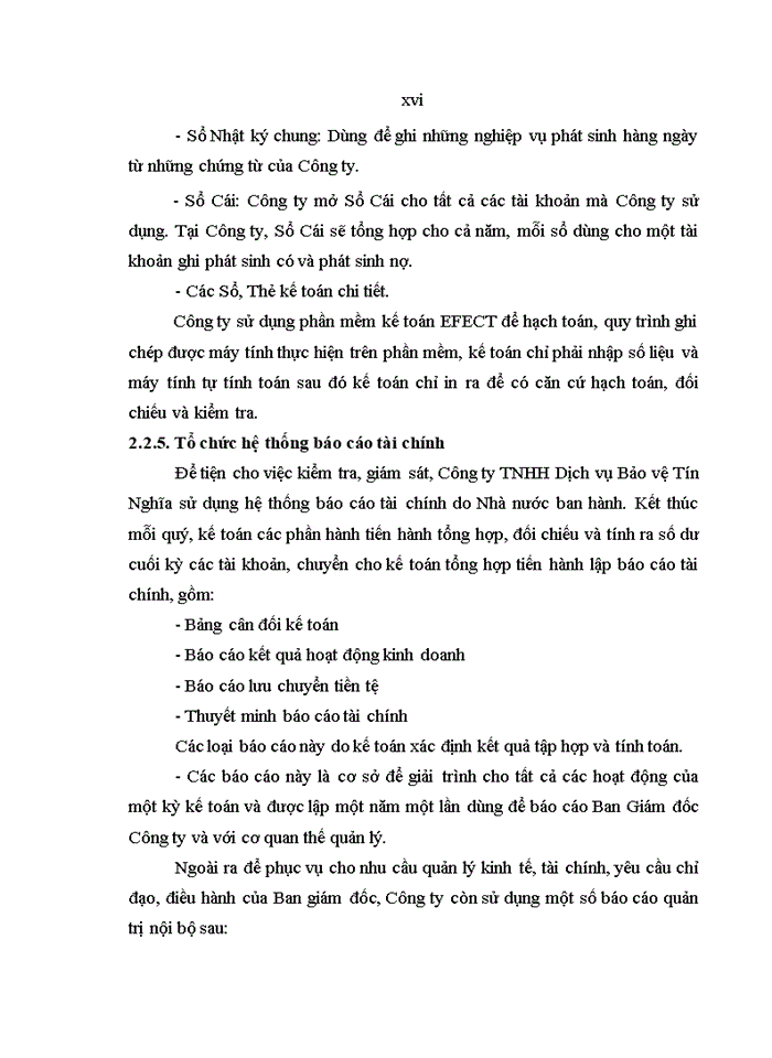 image for page Đánh giá về tình hình tổ chức hạch toán kế toán tại công ty tnhh dịch vụ bảo vệ tín nghĩa