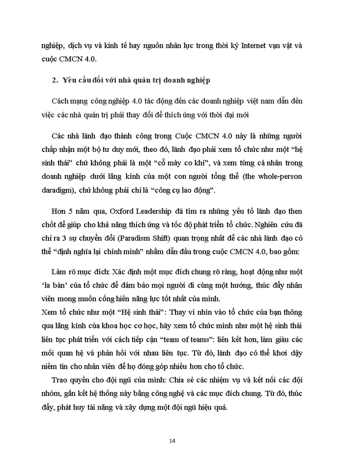 image for page Cơ hội và thách thức của nhà quản trị trong cách mạng công nghiệp 4.0