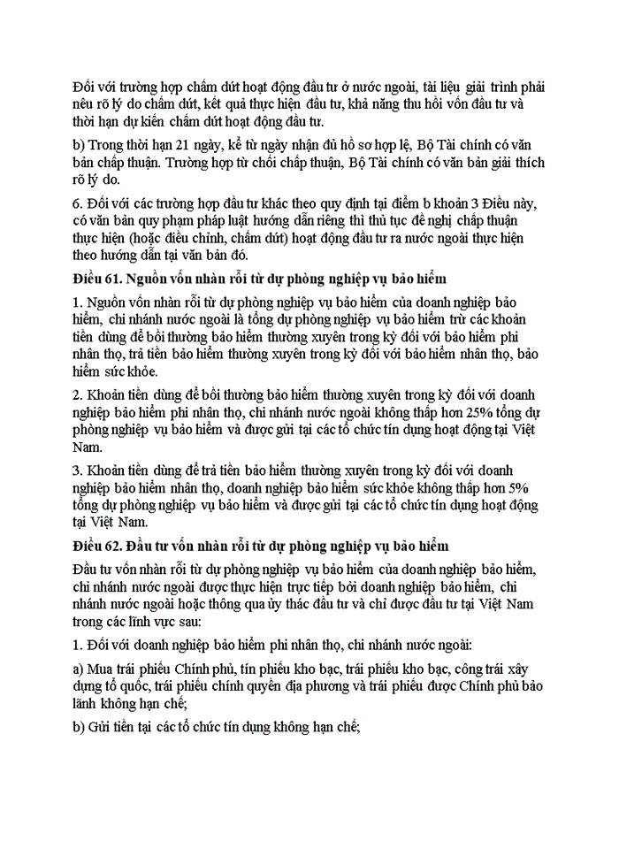 image for page các yêu cầu bắt buộc đối với một doanh nghiệp Bảo hiểm