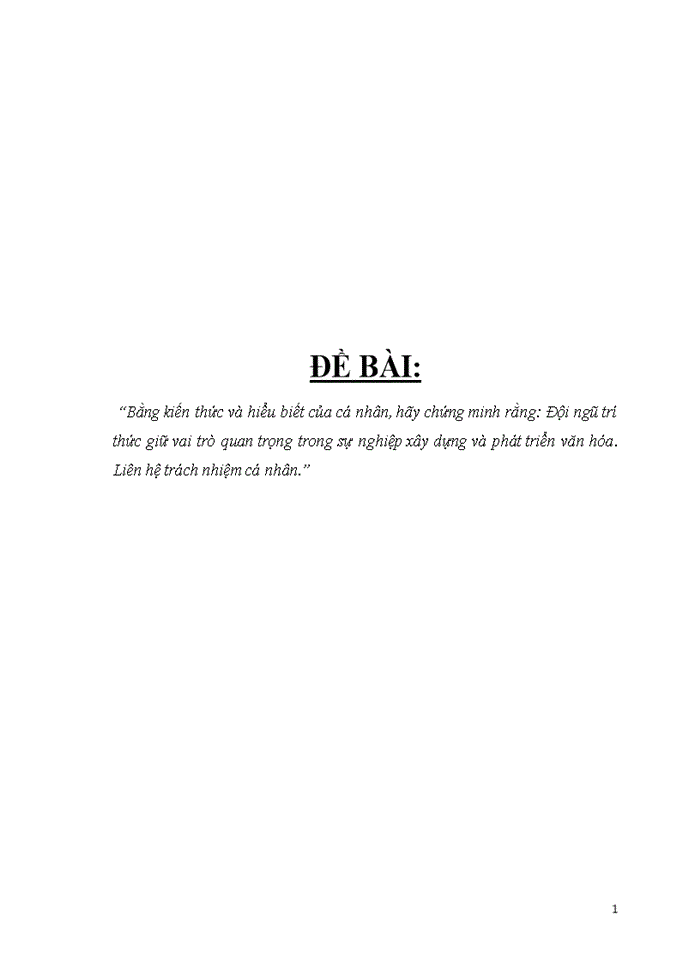 image for page Đội ngũ trí thức giữ vai trò quan trọng trong sự nghiệp xây dựng và phát triển văn hóa