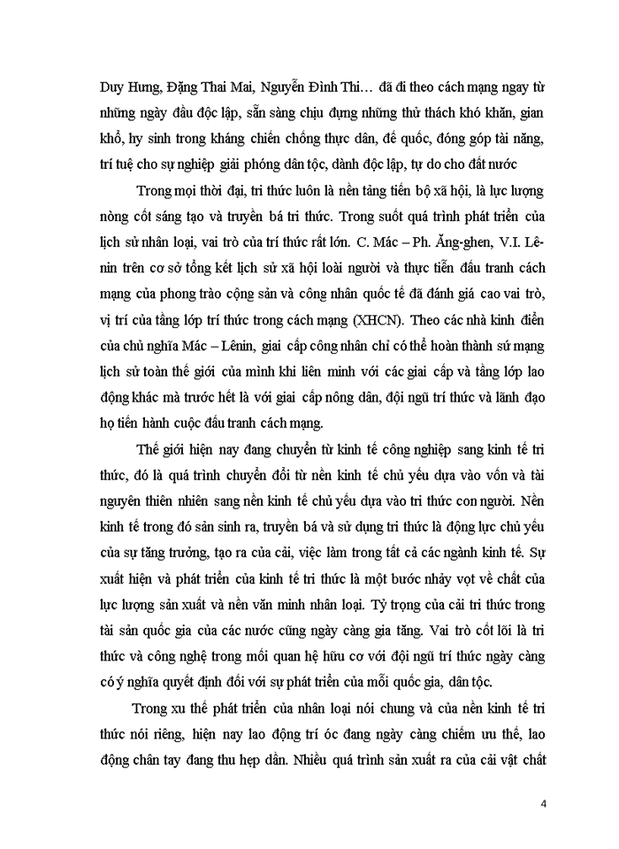 image for page Đội ngũ trí thức giữ vai trò quan trọng trong sự nghiệp xây dựng và phát triển văn hóa