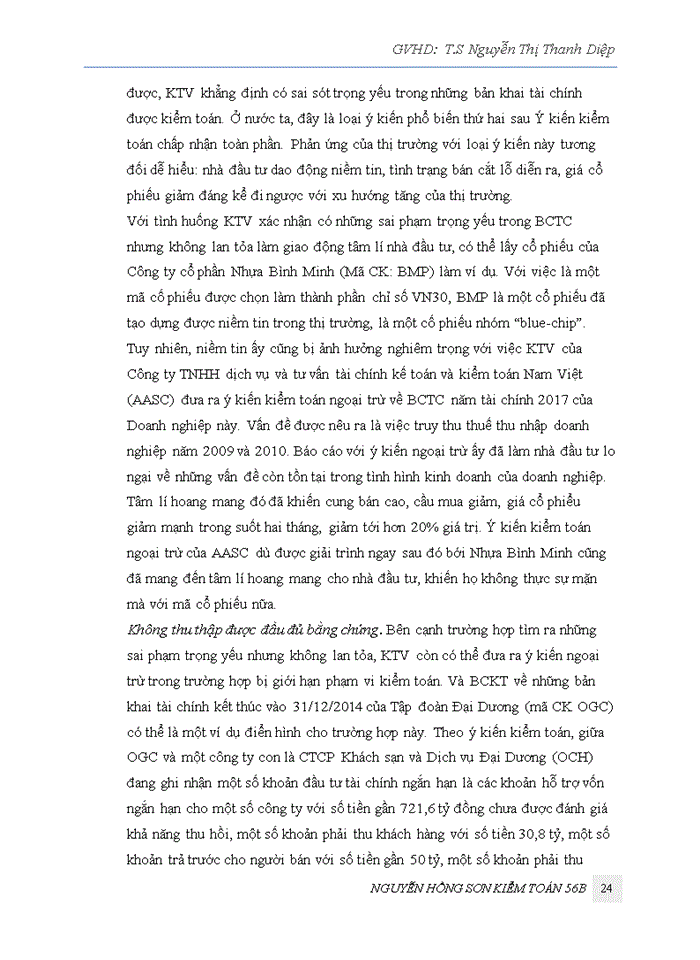 image for page Nghiên cứu về vai trò báo cáo kiểm toán với quyết định của nhà đầu tư