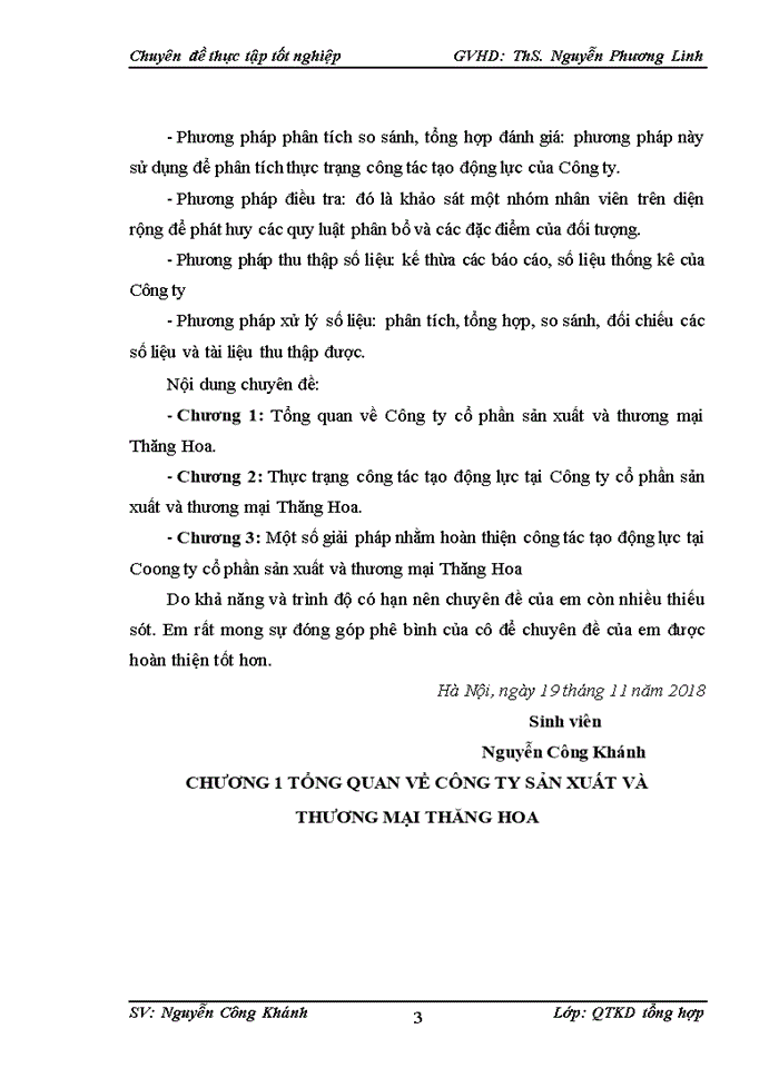 image for page Công tác tạo động lực cho người lao động tại Công ty cổ phần sản xuất và thương mại Thăng Hoa