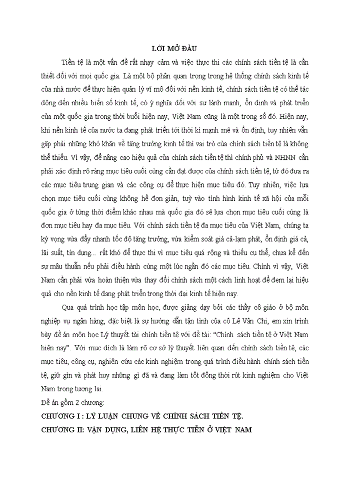 image for page Chính sách tiền tệ ở Việt Nam hiện nay