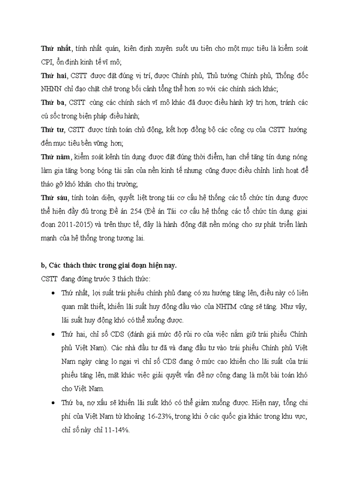 image for page Chính sách tiền tệ ở Việt Nam hiện nay