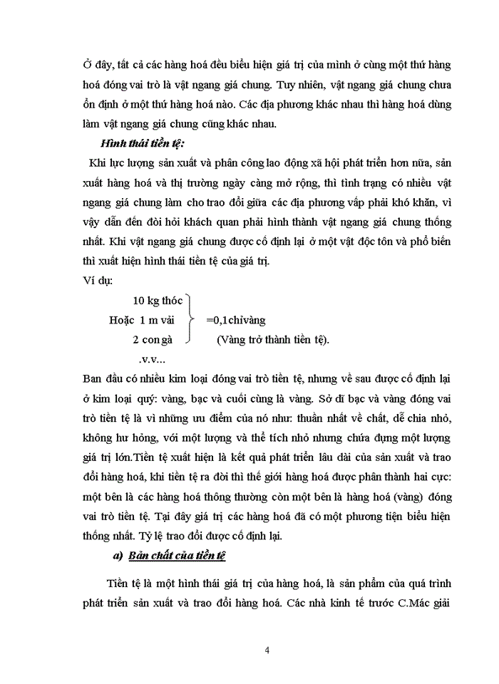 image for page Nguồn gốc và bản chất ra đời của tiền tệ. Đồng tiền ảo có được coi là tiền tệ hay không?
