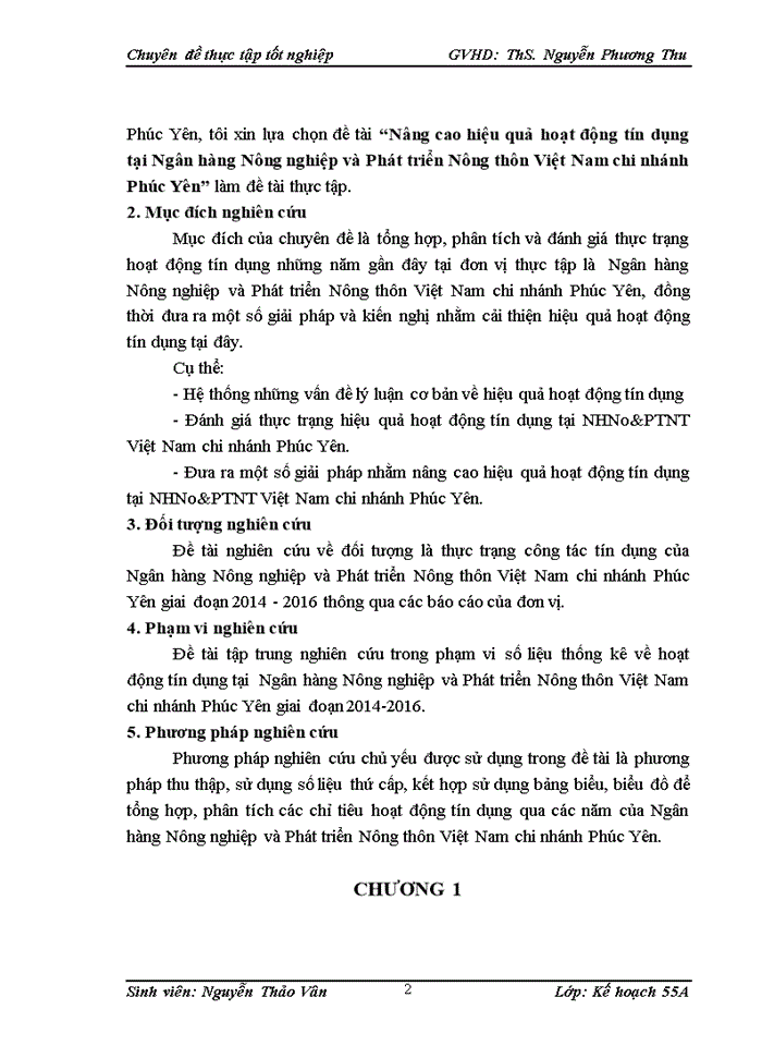 image for page Nâng cao hiệu quả hoạt động tín dụng tại Ngân hàng Nông nghiệp và Phát triển Nông thôn Việt Nam chi nhánh Phúc Yên