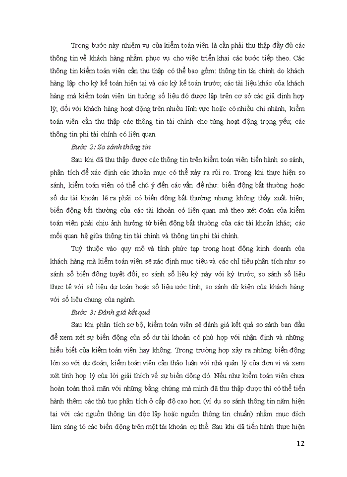 image for page Vận dụng thủ tục phân tích trong kiểm toán báo cáo tài chính