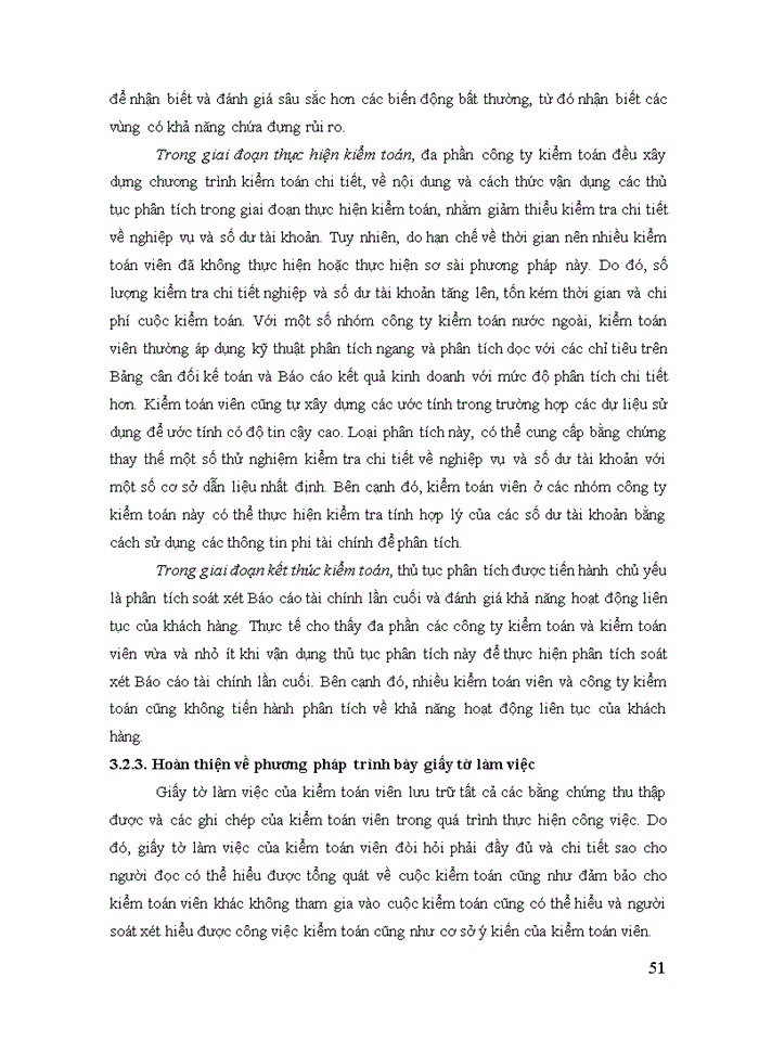 image for page Vận dụng thủ tục phân tích trong kiểm toán báo cáo tài chính