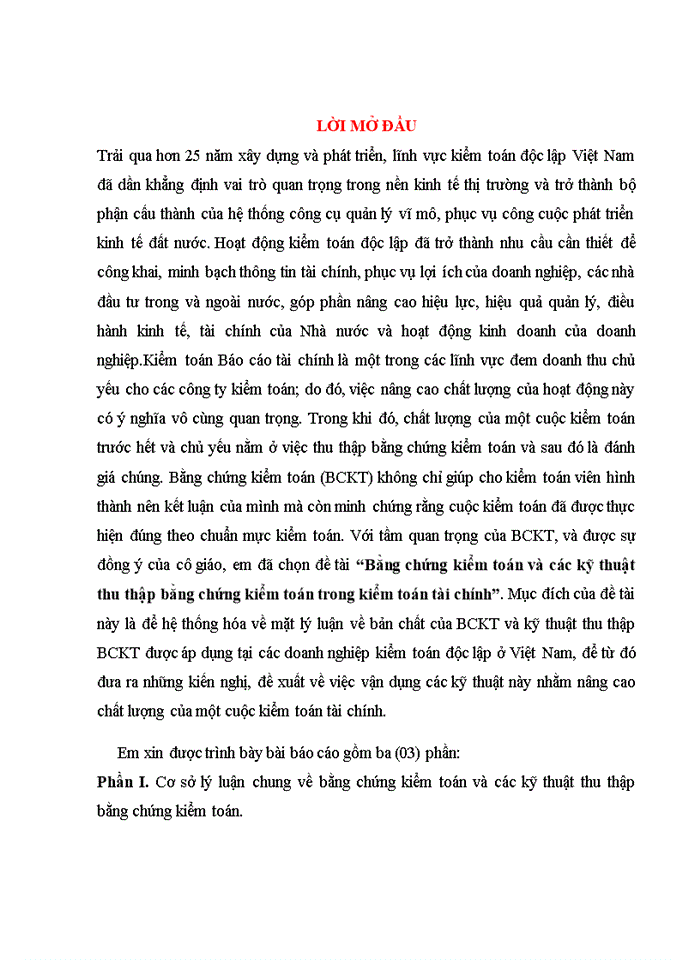 image for page Bằng chứng kiểm toán và các kỹ thuật thu thập bằng chứng kiểm toán trong kiểm toán tài chính