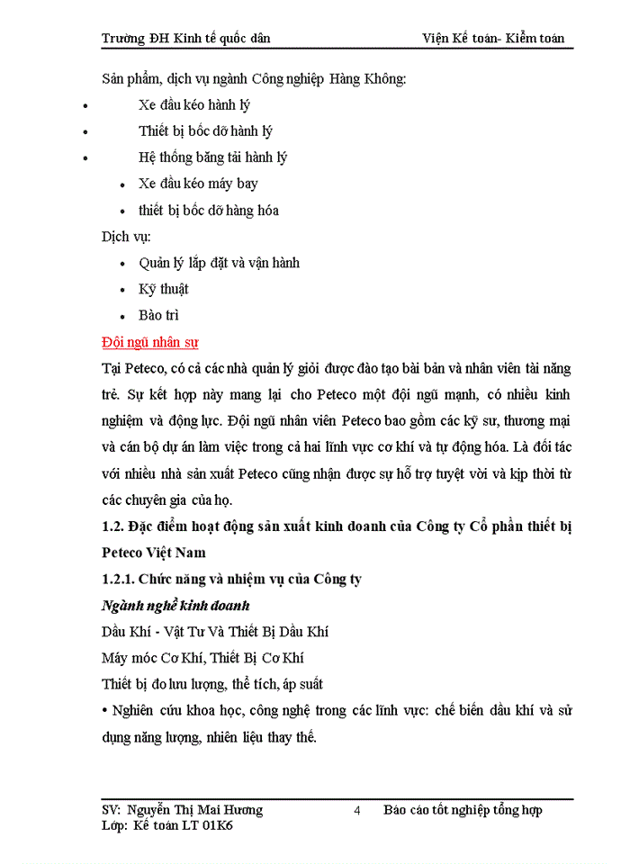 image for page Một số đánh giá về tình hình tổ chức kế toán tại Công ty Cổ phần thiết bị  Peteco Việt Nam