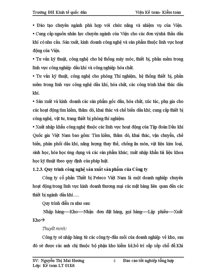 image for page Một số đánh giá về tình hình tổ chức kế toán tại Công ty Cổ phần thiết bị  Peteco Việt Nam