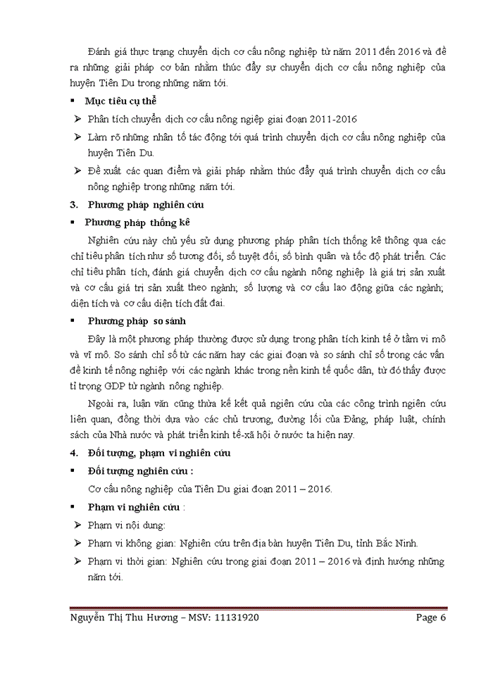 image for page Chuyển dịch cơ cấu ngành nông nghiệp huyện Tiên Du, tỉnh Bắc Ninh giai đoạn 2017 – 2020