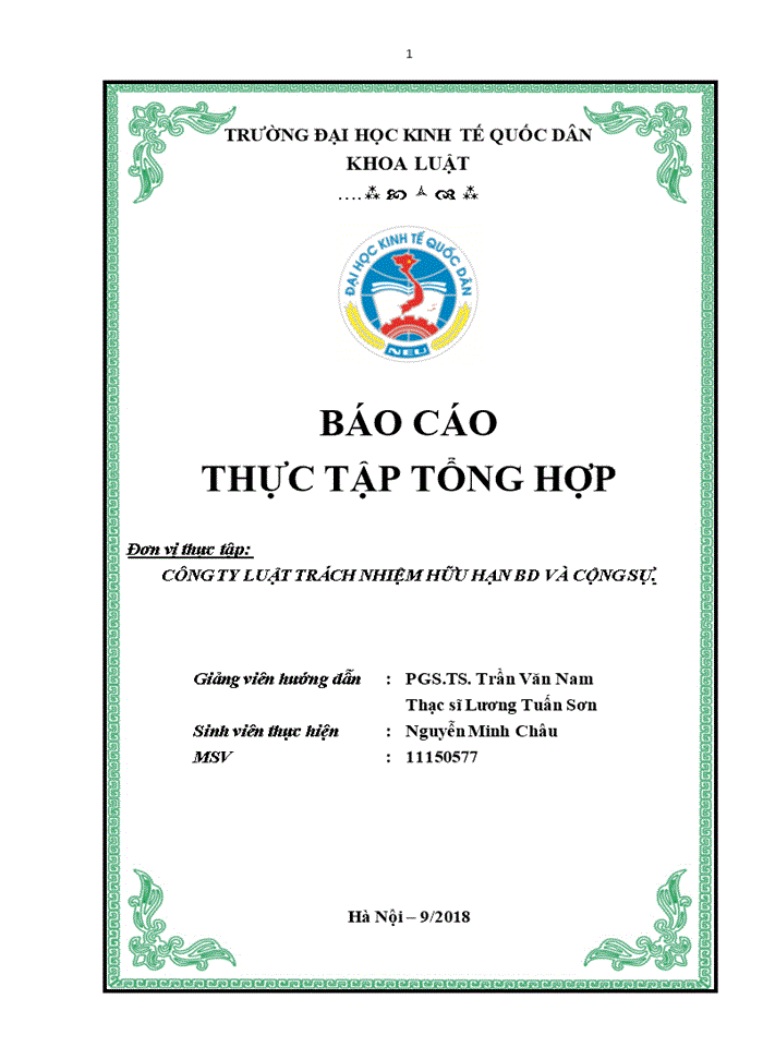 image for page Báo cáo thực tập tổng hợp công ty luật trách nhiệm hữu hạn bd và cộng sự.