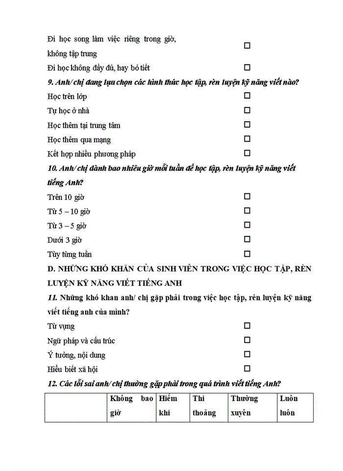 image for page Kỹ năng viết Tiếng Anh của sinh viên lớp 1705LHOC