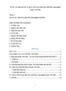 Xác định mục tiêu và giá trị cốt lõi của chiến lược phát triển nông nghiệp huyện Yên Bình