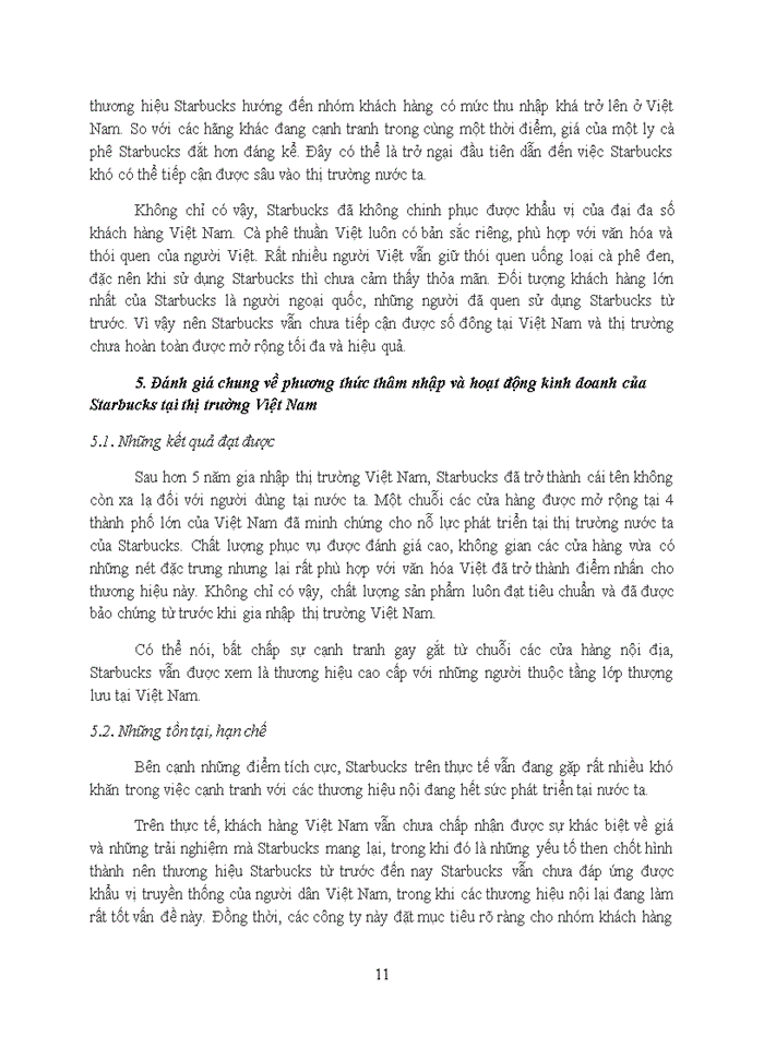 image for page Starbuck tại thị trường việt nam