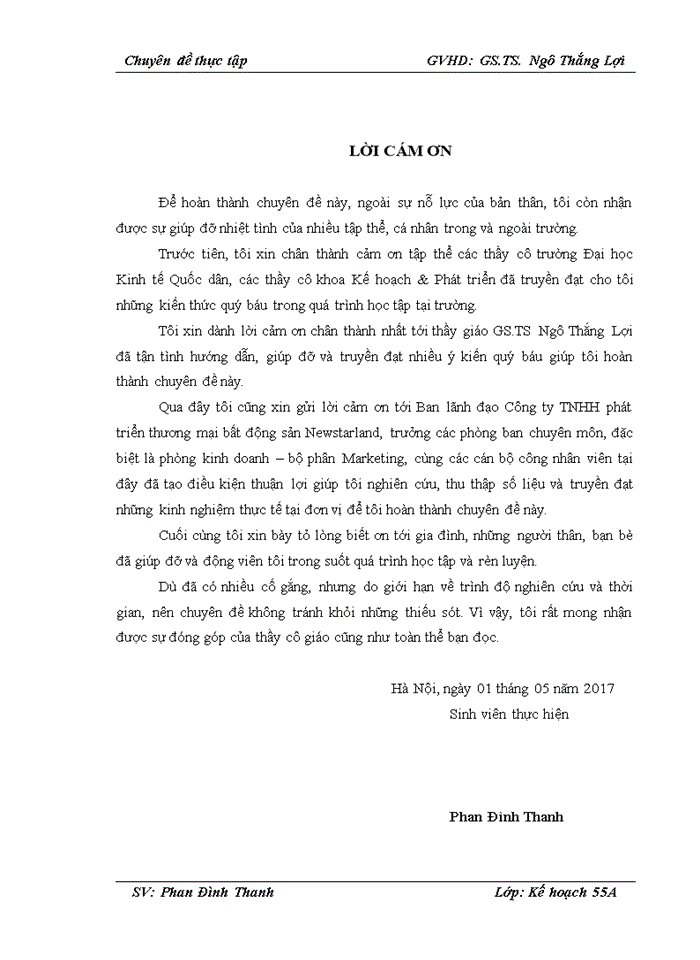 image for page Hoàn thiện công tác lập kế hoạch Marketing cho công ty TNHH phát triển thương mại Bất động sản Newstarland