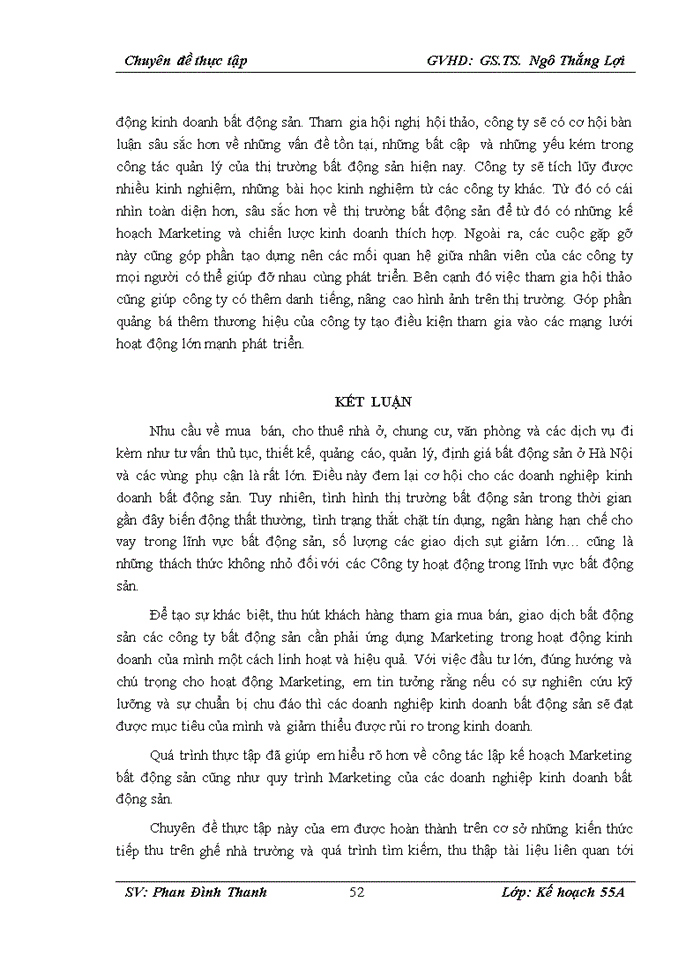 image for page Hoàn thiện công tác lập kế hoạch Marketing cho công ty TNHH phát triển thương mại Bất động sản Newstarland