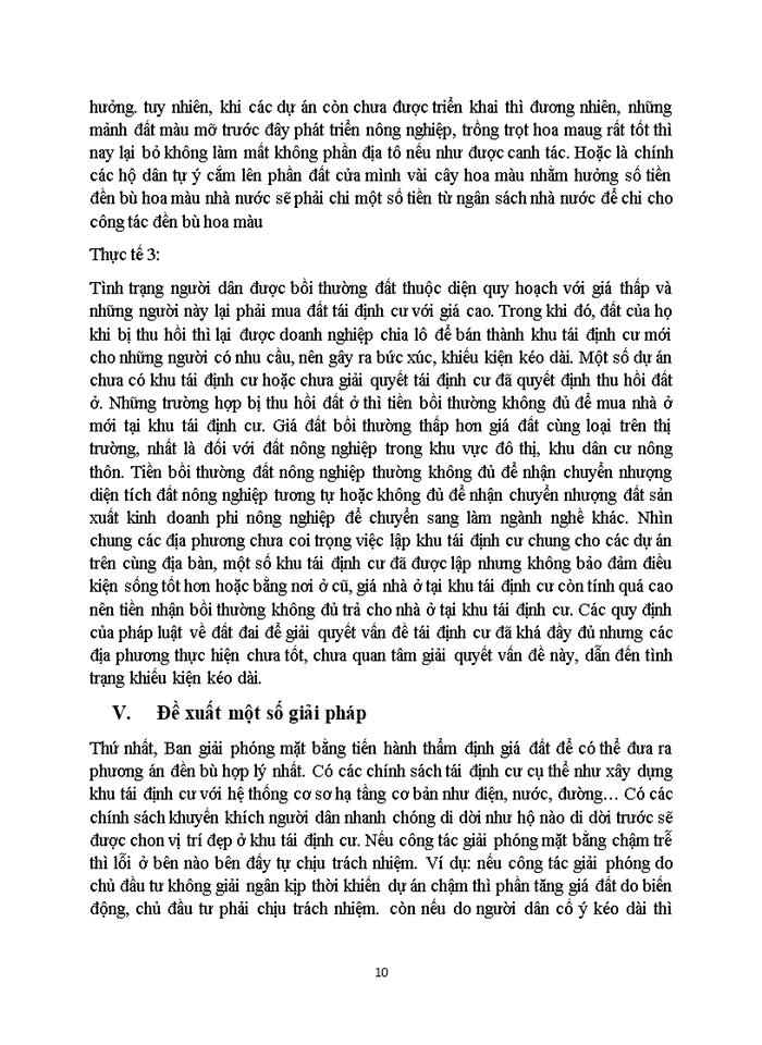 image for page Phân tích mối quan hệ giữa địa tô chênh lệch I và II. Những mâu thuẫn nảy sinh. Liên hệ thực tế trong công tác giải phóng mặt bằng hiện nay