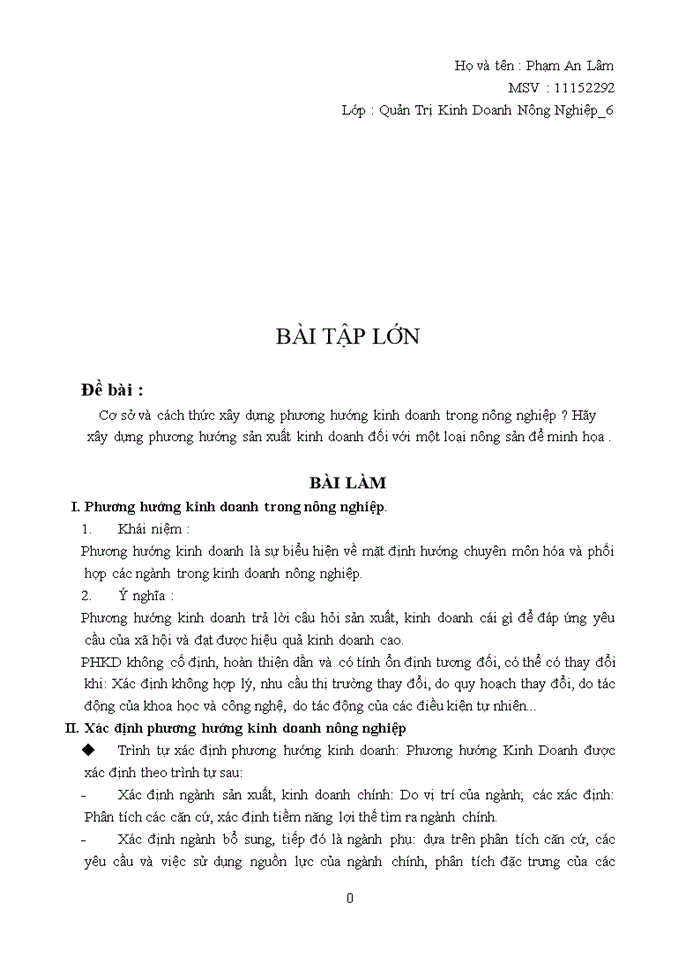 image for page Cơ sở và cách thức xây dựng phương hướng kinh doanh trong nông nghiệp