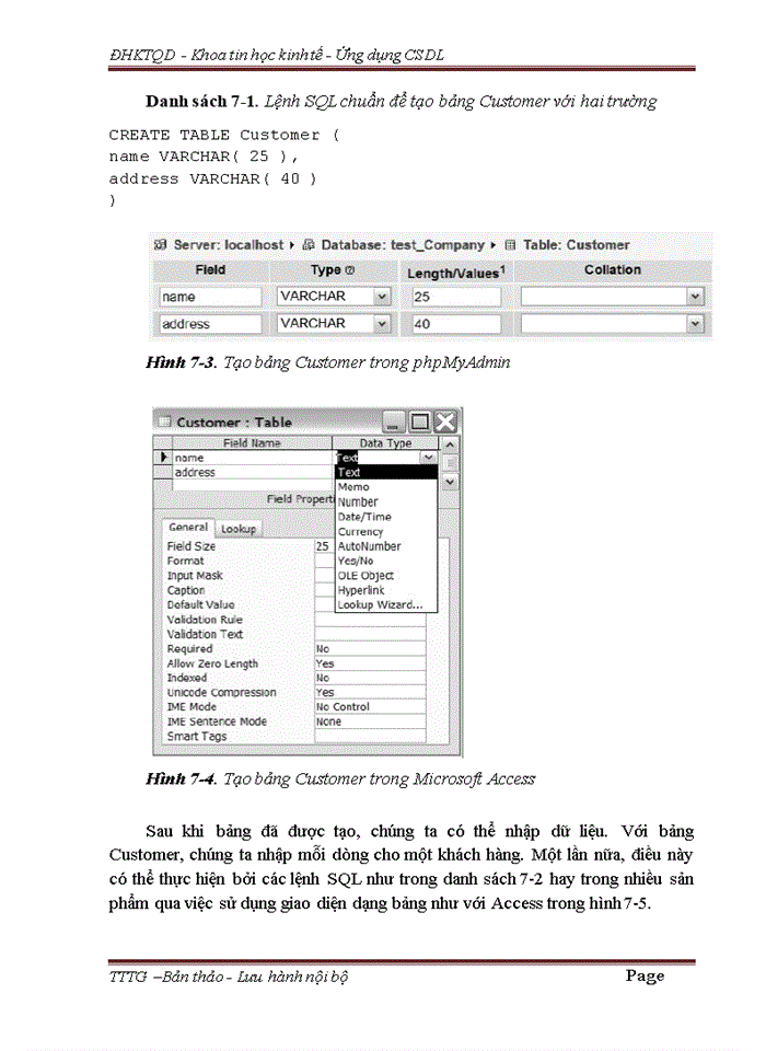 image for page Từ mô hình dữ liệu tới lược đồ quan hệ