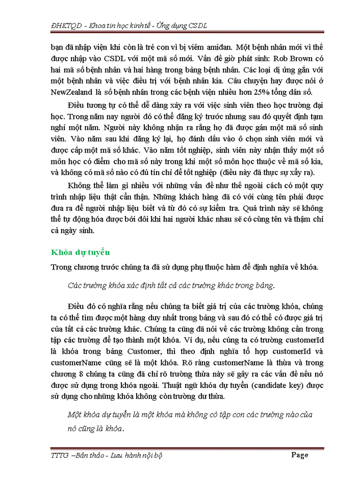 image for page Từ mô hình dữ liệu tới lược đồ quan hệ