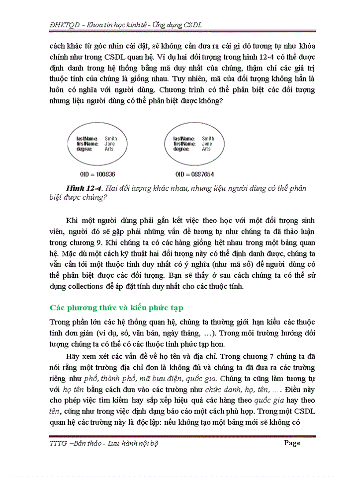 image for page Từ mô hình dữ liệu tới lược đồ quan hệ