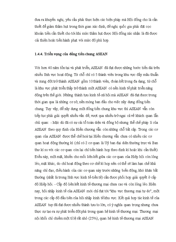 image for page Liên minh tiền tệ quốc tế và triển vọng liên minh tiền tệ của Việt Nam (AEC)