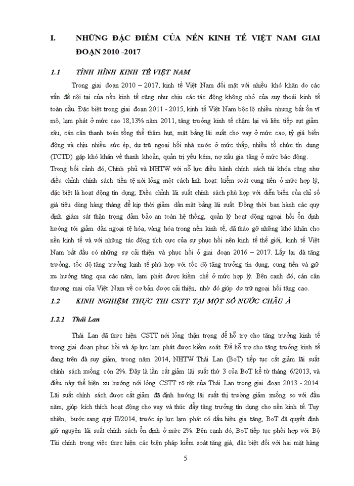 image for page Chính sách tiền tệ nới lỏng của việt nam giai đoạn 2010 – 2017