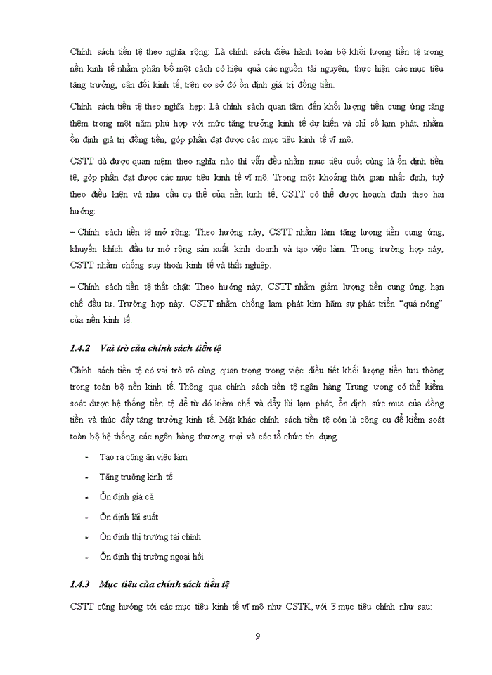 image for page Chính sách tiền tệ nới lỏng của việt nam giai đoạn 2010 – 2017