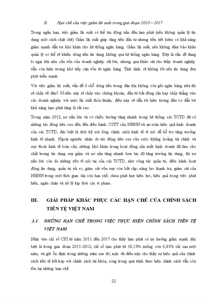 image for page Chính sách tiền tệ nới lỏng của việt nam giai đoạn 2010 – 2017