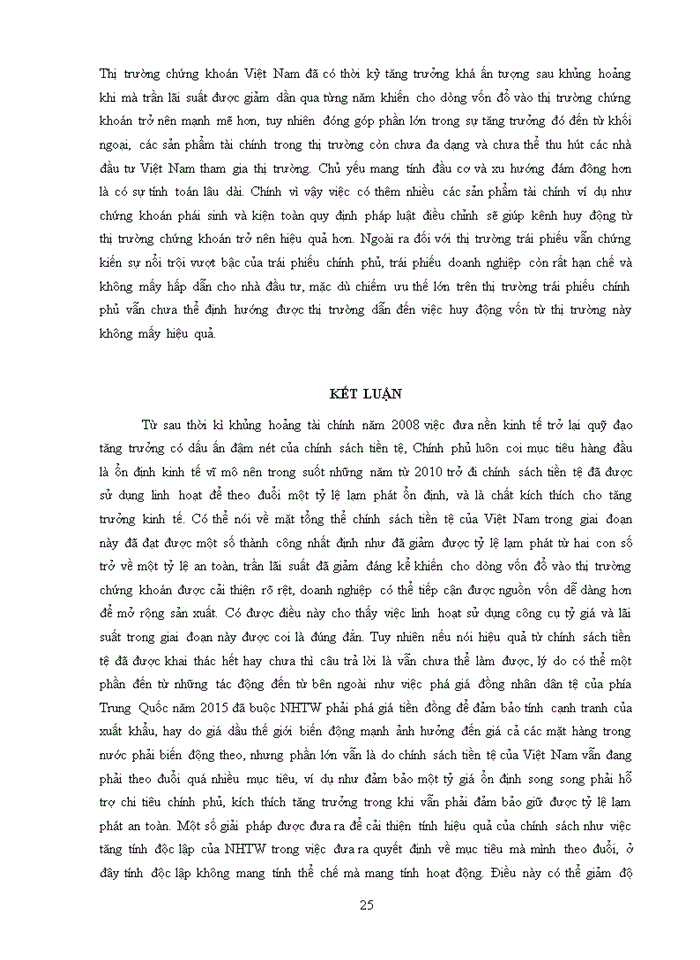 image for page Chính sách tiền tệ nới lỏng của việt nam giai đoạn 2010 – 2017