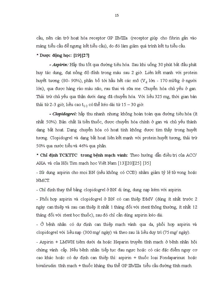 image for page Khảo sát tình hình sử dụng thuốc chống đông và chống kết tập tiểu cầu trên bệnh nhân bệnh mạch vành tại khoa khám bệnh bệnh viện bạch mai