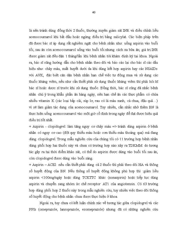image for page Khảo sát tình hình sử dụng thuốc chống đông và chống kết tập tiểu cầu trên bệnh nhân bệnh mạch vành tại khoa khám bệnh bệnh viện bạch mai